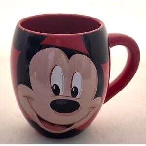 Mug/Cup-Mickey Mouse-Disney-Red-Large-"Oh Boy!"-Holds 16 oz (2 cups)
